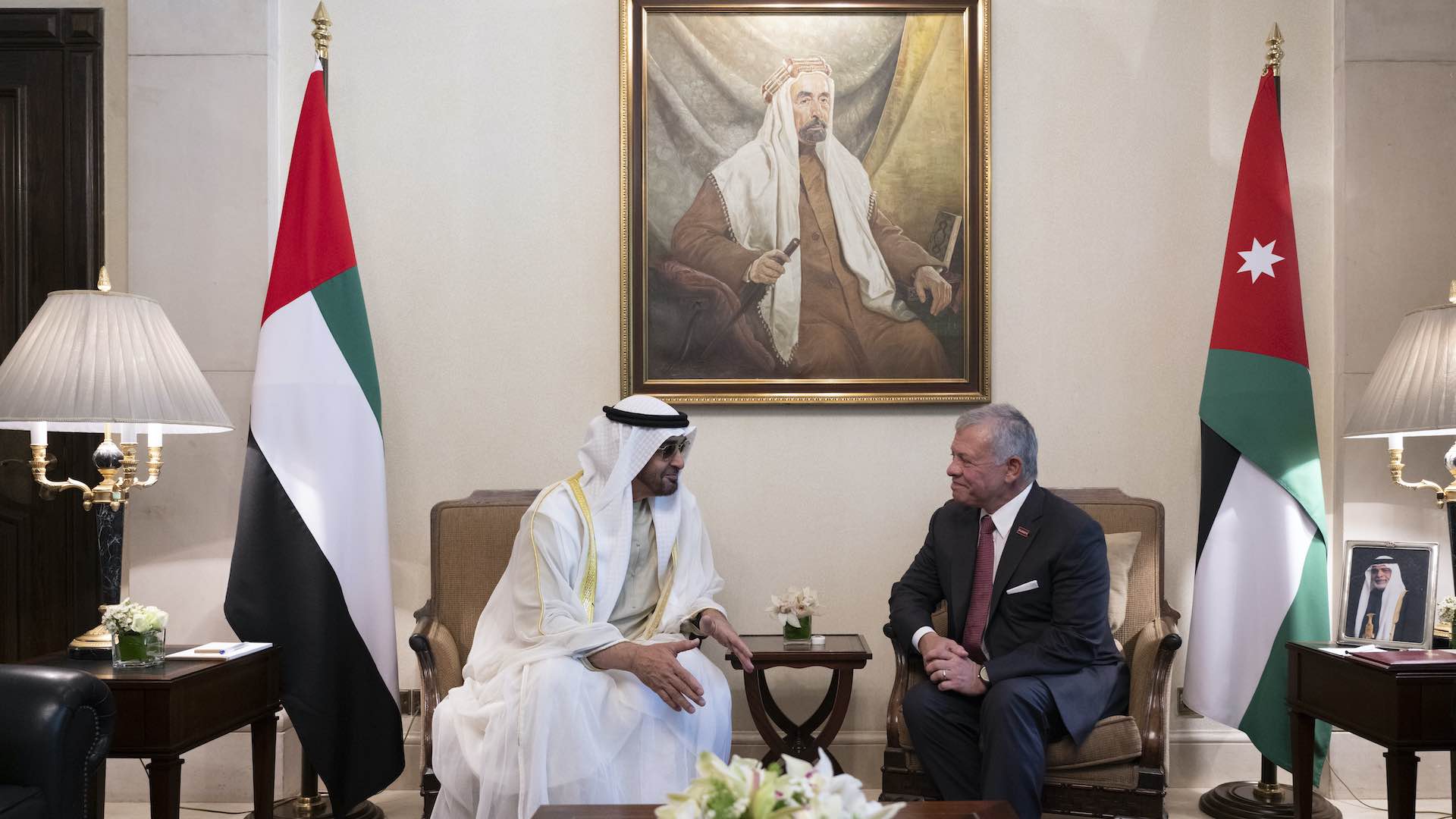 UAE President and Jordanian King meet to fortify bilateral ties